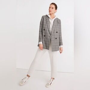 Madewell Wool Caldwell Double-Breasted Blazer: Peaked Lapel Edition